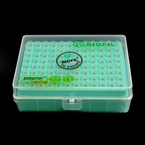 JET ZEROTIPTM, 0.1-10 uL Pipette Tips, Sterile, 10 Racks of 96