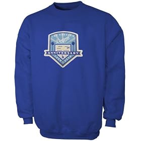 Majestic L.A. Dodgers Royal Blue 50th Anniversary Sweatshirt