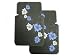 Set of 2 Universal-Fit Front Rubber Floor Mats - Blue Aloha Hawaii Floral