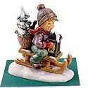 HUMMEL MI HUMMEL FIGURINES RIDE INTO CHRISTMAS 4.25"