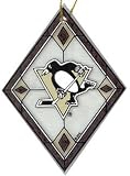 Pittsburgh PENGUINS Stained Art Glass Christmas Ornament