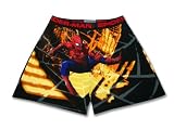 Boy's SPIDER-MAN Boxer Black Shorts w/ Watch. Spiderman Cotton. Size L Large
