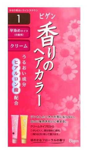 ビゲン 香りのヘアカラークリーム 1(かなり明るいライトブラウン)[HTRC5]