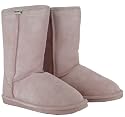 Bearpaw Eva Pink Boots Shoes Suede Sheepskin