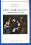 PO�SIE MUSIQUE ET SOCI�T�