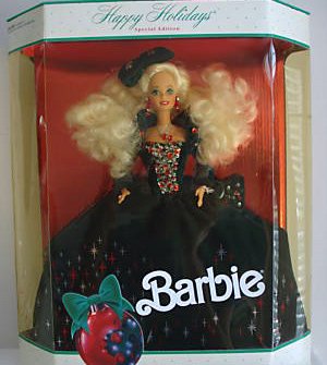 Happy Holidays Barbie 1991