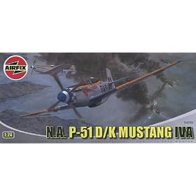 Airfix A14003 North American Mustang P-51K/RF Mustang 1:24 Scale Military Aircraft Series 14 Model Kit