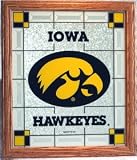 Iowa Hawkeyes Stained Glass Wall Plaque