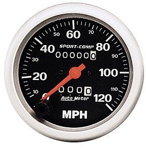 Auto Meter 3992 Sport-Compact In-Dash Mechanical Speedometer Gauge