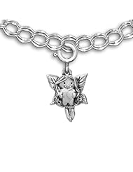 Sterling Silver Tooth Fairy Charm for charm bracelet by The Magic Zoo