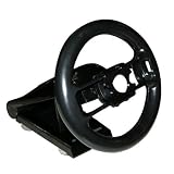  : 2 in 1 Wii Multi Axis Steering Wheel with Stand - BLACK
