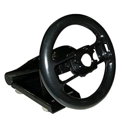 2 in 1 Wii Multi Axis Steering Wheel with Stand - BLACK