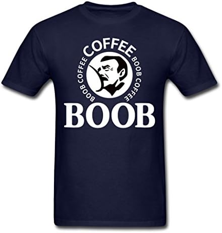 Boob Coffee,Cotton Printed T-Shirts Birthday Gift for Him for Her M