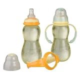 Nuby スタンダードネック・エコボトル 320ml (ブルー・ピンク・グリーンのうち1色。色はおまかせ)
