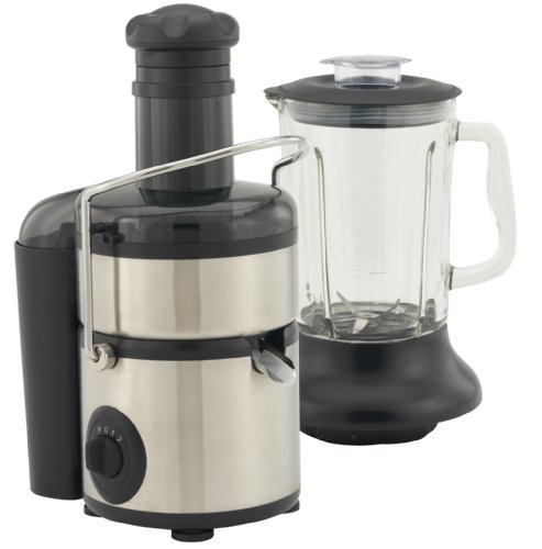 West Bend 7010 Stainless-Steel 800-Watt Juice Extractor with Blender Attachment West Bend 7010 Stainless-Steel 800-Watt Juice Extractor with Blender Attachment