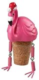Key West Pink Flamingo Holiday Bottle Stopper 4 Pieces
