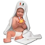 NCAA McArthur Miami Hurricanes Hooded Baby Towel