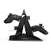 KONNET PS3 Power Pyramid Charger, Charging and Storage Dock / Tower / Kit / Stand for Four Game Controllers / Consoles - Black