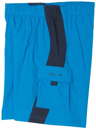 Columbia Boys 8-20 White Hunter Short, Compass Blue, Large