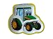 John Deere 3 Section Divided Plate Featuring Johnny Tractor