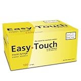 2 Boxes of EasyTouch Insulin Syringe 31 Gauge, .5cc, 5/16",(fs) (Box of 100) with Free Syringe Case