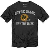 Notre Dame Fighting Irish Charcoal '47 Brand Vintage Mascot Scrum T-Shirt