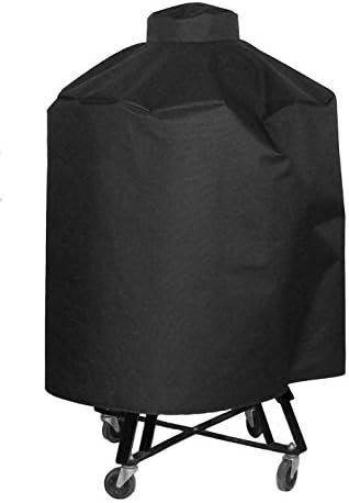 Cowley Canyon Brand Black Big Green Egg/Kamado Cover for Size Large with Nest Handler