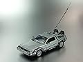 Welly 1:24 Delorean Time Machine Back To The Future Part 1 Diecast Model Silver