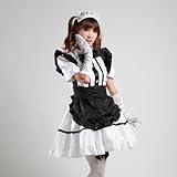 TOMSUIT Lovely Lolita Palace maid Adult Halloween Costumes, L
