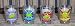Search : TEENAGE MUTANT NINJA TURTLES Character Faces Set of 4 SHOT GLASSES