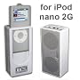 JLab Audio Miniblaster Portable Speaker for iPod nano 2G (White)