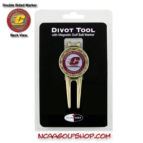 Central Michigan Chippewas Divot Tool Ball Marker Tg1
