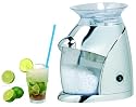 LUXUS ICE CRUSHER MIT VERCHROMTEN GEHÄUSE, EISWÜRFELZERKLEINERER AUF KNOPFDRUCK, 0,7 LITER AUFFANGBEHÄLTER FÜR PERFEKTE EISWÜRFEL, SCHNELLES 100 WATT MAHLWERK, NEU + OVP
