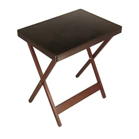 Winsome Wood TV Table, Dark Chocolate