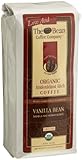 The Bean Coffee Company Vanilla Bean (Vanilla Nut Medium Blend), Organic Ground, 16-Ounce Bags (Pack of 2)