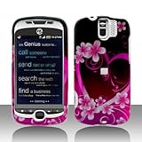 HTC G3/My Touch 3g Slide Cell Phone Purple Love Protective Case