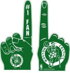 BOSTON CELTICS NBA Basketball #1 Fan FOAM FINGER New Gift