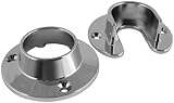 Stanley Home Designs Bright Chrome Closet Flange Set #820159