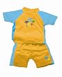 i play. Babywear Sunsuit Two-Piece Orange Palm Tree-Small