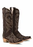 Lane Boots Love Sick Chocolate Leather Fashion Cowgirl Boots - Chocolate