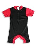 Backflips - Girls Wetsuit, Black, Red