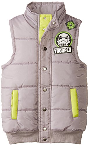 Star Wars Big Boys' Storm Trooper Sublimated Vest, Ice Grey, Large