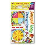 Trend T8302 Monthly Calendar (With Cling) Bulletin Board Set, 17 x22