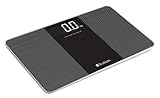 Premium Glass Ultra Thin Bathroom Scale LARGE LCD Display Easy To Read 150kg/330lbs Capacity, Extra Wide 35.5 cm Platform