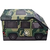 Kid's Military Army Camo Truck Storage Box and Toy Organizer