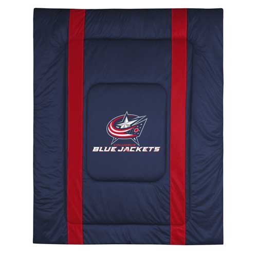 Sports Coverage NHL Columbus Blue Jackets Sideline Comforter Queen