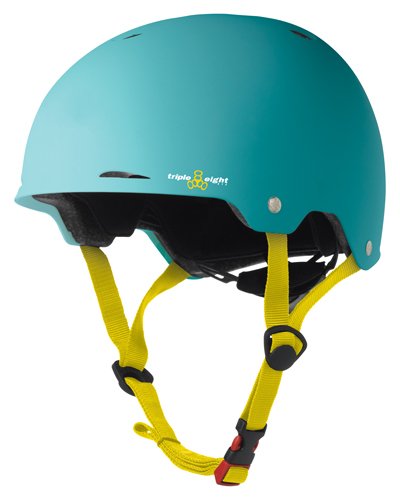 Triple Eight Gotham Rubber Helmet, Baja, X-Small/Small