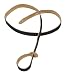 Levy's Leathers Suede Leather Mandolin Strap,Black