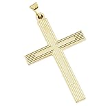14Kt Yellow Gold Fancy Cross Pendant