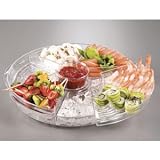 ACRYLIC BY PRODYNE ON-ICE APPETIZER TRAY ON ICE